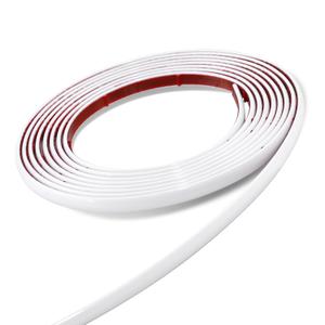 Yun-aeon 32Ft White Peel and Stick Trim Waterproof Molding Trim Flexible Self-Adhesive Crafts Strip for Walls Cabinet Mirror Tile Floor Window Frames