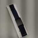 Stretchy Nylon Arm Band, Soft Breathable Elastic Adjustable Bicep Band with Case Compatible with Whoop 5.0 (Midnight, Blue)