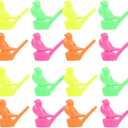 Lurrose Bird Water Whistle 16Pcs Set Lightweight Plastic Musical Instruments Party Whistles Water Bird Call Toys for Kids Birthday Christmas