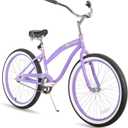 JOYSTAR 20" 24" 26" Beach Cruiser Bike for Girls, Boys, Mens and Womens, Single Speed Kids Cruiser Bikes with Coaster Brake, Multiple Colors