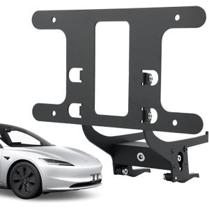 No Drill Front License Plate Holder Fit for 2024+ Tesla Model 3 Highland with Safety Design, No Adhesives License Frame