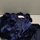 MEROKEETY Women's V Neck Wrap Velvet Maxi Wedding Guest Dress Bell Sleeve Split Bridesmaid Cocktail Party Formal Dresses XL