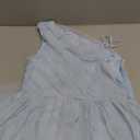 Batermoon Girls One Shoulder Dress Summer Party Graduation Semi Formal Short Dresses 5-14 Years (Blue)