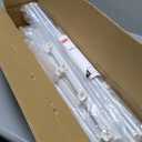 3 Tiers Foldable Clothes Drying Rack, Vertical Laundry Rack Portable and Collapsible for Storage Indoor Outdoor, White (White)