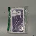 Apple iPhone 17 Silicone Case with MagSafe and Camera Control: Lightweight Phone Case, Wireless Charging Compatible, Smooth Matte Finish; Purple Fog