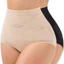 LIUSHIQI Tummy Control Shapewear for Women,Women's Shapewear Control Panties,Compression Underwear Girdle for Women Size M