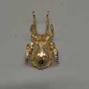 Metal Octopus Cuttlefish Figurines Statue Desk Stand for Phone Bracket Pen Spectacles Holder Car Ornaments Home Decor Crafts (Gold)