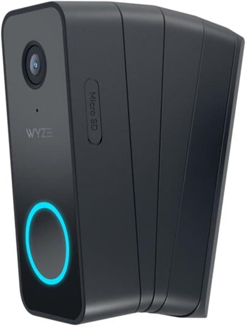 Wyze Lifestyle Video Doorbell Camera v2 Wedge Kit, 3 Mounting Bracket (One Adjustable 15 Horizontal Bracket, Two 7.5 Vertical Bracket), Replacement Angle Adjustment Adapter Wedge Kit
