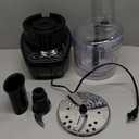 BLACK+DECKER 3-in-1 Easy Assembly 8-Cup Food Processor, Stainless Steel S-Blade, Easy-Clean, Touchpad Controls Black (Large)