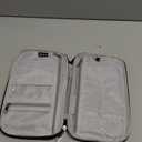 Family Passport Holder for Travel, RFID Blocking Travel Document Organizer with Flexible Carrying Style, Portable Passport Wallet and Essentials for Travel (Black)