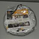 EcoNour Car Windshield Sun Shade  B&W American Flag USA Patriotic Design 240T Polyester Foldable Front Window Shade for SUV & Trucks  UV Ray Blocker  Medium (64x32 Inch) Sun Protector