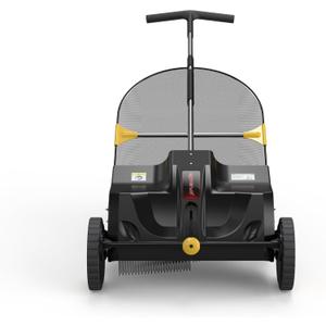 Splendor T-Handle 21' Lawn Sweeper Yard Sweeper for Easy Using Saving Space for Storage Stand up Design