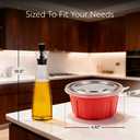 Restaurantware Plastic Lids for Containers 50 Pack Fits 12 oz To Go Boxes Clear Design Round Container Lids Sturdy Easy-Pull Tab Disposable Tight Fitting Covers for Takeaway Lunch Boxes