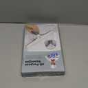 MR.SIGA Multi-Purpose Silicon Squeegee for Window, Glass, Shower Door, Car Windshield, Heavy Duty Window Scrubber, Includes Suction Hook, 10 inch, White & Gray, 1 Pack