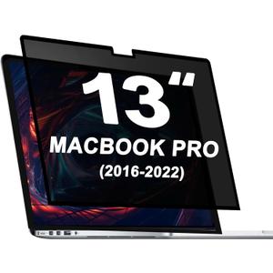 Privacy Screen Protector for Macbook Pro 13 Inch & Air 13 Inch | Anti-Spy, Anti Glare, Blue Light Blocking | Bubble Free, Removable Vacuum Adsorption (2016-2022 M1 M2 Models)
