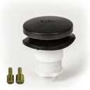 Universal Toe Touch (Tip Toe, Foot Actuated) Bath Tub/Bathtub Drain Stopper Includes 3/8" and 5/16" Fittings (No Hair Catcher, Oil Rubbed Bronze)
