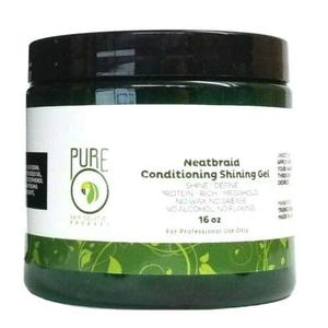 Pure O Natural Neat braid Beauty Professional Conditioning Shining Gel 16 oz