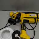 Paint Sprayer, Cosyjazz 1200W HVLP Spray Paint Gun with 5 Nozzles & 3 Spray Patterns, Adjustable Flow Control, 1400ml Container & Cleaning Tools, for House Painting, Fences, Cabinets, Walls etc.