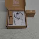 autobrush Sonic Pro U Shaped Adult Electric Toothbrush with Unique 360° Nylon Bristles, 3 Cleaning Modes, Ultrasonic LED Light Therapy, Rechargeable, Waterproof (Double-Sided, White)