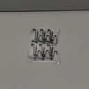 Stainless Steel Brick Wall Clips, Brick Hooks Clamp Outdoor Heavy Duty 1-3/4" to 2-1/2" Brick Hook Brick Hangers No Drill, 6 Packs