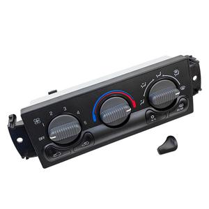 Front A/C Heater Climate Control Module Panel Switch w/Rear Defogger | Fit for 1999-2002 Chevy Tahoe Silverado Suburban Avalanche 1500 2500 3500 HD, GMC Yukon XL Sierra 1500 2500 3500 HD | OE 599-218