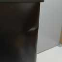 CLOROX 13 Gallon Trash Can - 50L Slim Open Top Garbage Bin for Commercial Spaces, Kitchen, Office - Narrow Rectangular Black Stainless Steel Body with Hinged Rim Protection