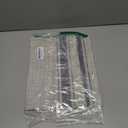 Placemats Set of 8 Vinyl/Plastic Woven Place Mats for Kitchen Table Indoor/Outdoor Washable Placemat Wipeable Dining Table Mats (Khaki Blue,8)