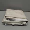 No Hooks Needed Linen Textured Shower Curtain with Snap-in Fabric Liner Set,Cream Hotel Luxury Decor Shower Curtains for Bathroom,Waterproof & Washable,71Wx77H