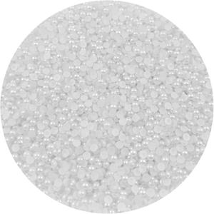 5000PCS 4mm Flatback Pearls for Crafts Jewelry Scrapbooking, Round Half Pearls Flat Back Half Pearls for Craft Projects, Jewelry Making, Shoes, Cup, Nail Art Decoration, (40-White)