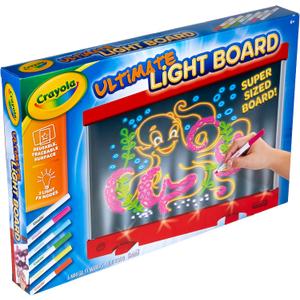 Crayola Ultimate Light Board (Red), Kids Light-Up Tracing Pad, Kids Toys, Gift for Boys & Girls, Drawing Light Box, Ages 6+