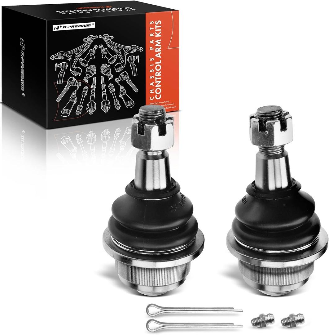 A-Premium 2 x Front Lower Ball Joints, Compatible with Chevrolet & GMC & Cadillac - 1996-2000 - Tahoe, K1500, K1500 Suburban, K2500, K2500 Suburban, K3500, Yukon, Escalade
