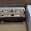 Tilt Out Trash Cabinet, Farmhouse Trash Can Cabinet w/Negative ion, Dog Proof 10 Gallon Garbage Can Cabinet for Kitchen, Bathroom, Living Room, Dark Rustic Oak