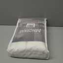 Heavy Duty Pinch Pleated Linen Curtains 96 Inches Long Semi Sheer for Living Room Light Filtering Back Tab Neutral Farmhouse 2 Panel Set 96 Inch Drapes for Bedroom Window (Natural)