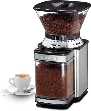 Cuisinart Supreme Grind Electric Burr Coffee Grinder, 18 Settings, DBM-8P1