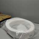 Carex Toilet Seat Riser, Elongated Raised Toilet Seat Adds 3.5 inches to Toilet Height, for Assistance Bending or Sitting, 300 Pound Weight Capacity Toilet Riser