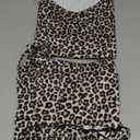 Ekouaer 2 Pack Womens Pajama Set Print Sleepwear Tank Tops and Ruffled Shorts with Pockets Soft Loungewear Sets Outfits XXL