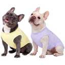 Kuoser 2 Pack Dog Shirts UPF 50+ UV Sun Protection, Lightweight Quick Dry Dog T Shirts for Small Medium Large Dogs, Breathable Pet Vest Dogs Tshirt Pet Clothes for Indoor Outdoor, Pink & Mint S