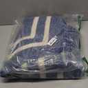 COSY HOMEER Long Kitchen Floor Mats for in Front of Sink Super Absorbent Kitchen Rugs and Mats 24"x79" Non-Skid Kitchen Mat Standing Mat Washable,Polypropylene,Blue,Frame