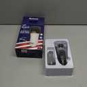 Barbasol Rotary Shaver, Rechargeable Electric Rotary Shaver with Stainless Steel Blades, Pop-Up Trimmer, Wireless Cordless Electric Razor, Close Shave, Full 8 Hour Charge Provides 45 Minute Run-Time