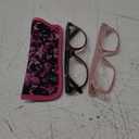 EASY READ 2 Pairs High Magnification Power Reading Glasses for Women,Stylish Lightweight Readers for Women with Spring Hinge, Pink