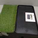 Ottomanson Multipurpose All Season Boot Tray Mat, Reusable Pee Pad For Dogs, 15" x 30" (Black)