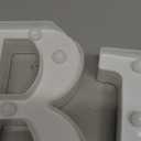 BAR - Illuminated Marquee Bar Sign - Lighted LED Marquee Word Sign - Pre-Lit Pub Sign Light Battery Operated (23.03-in x 8.66-in) (White)