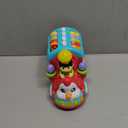 POCO DIVO Toddler Learning Train, Facial Musical Locomotive Rolling Engine, Kids Flash Rail Cargo, Baby Cartoon Push Carriage, Boys Girls Early Education Toy for Piano Animal-Sound Shape Color Count