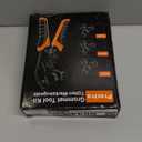 Preciva 3-Size Grommet Tool Kit - 1/2" 1/4" 3/8" Hole Punch & Eyelet Setting Tool with 300Pcs Grommets | Handheld Eyelet Plier for Tarps, Tents, Canvas, Vinyl & Leather Crafting