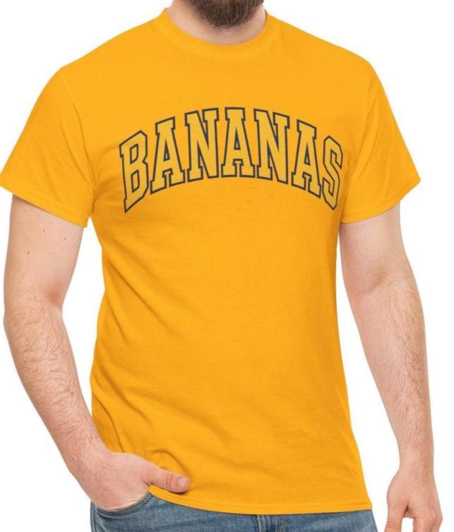 Bananas - Throwback Design - Classic T-Shirt Size Large