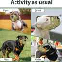 Mayerzon Pitbull Muzzle for Large Medium Sized Dogs to Prevent Biting Scavenging, Basket Muzzle for Rottweiler Staffordshire Terrier in Grooming Training, Allow to Pant Drink, Lightweight and Sturdy, Green