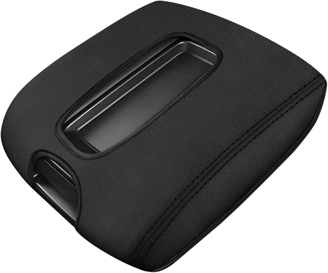 Autorder Center Console Cover for 2014-2018 Chevy Silverado/GMC Sierra 1500 2500 3500 Accessories Armrest Cover Anti-Scratch Middle Console Pad Armrest Protector(ONLY for Bucket Seat!)