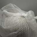 FRELISH DECOR Round Pouf Ottoman Hand Knitted 100% Cotton Pouf Foot Stool - Knitted Bean Bag - Floor Chair for Living Room Bedroom - Foot Rest for Couch (20 Diameter x 14 Height) - Natural