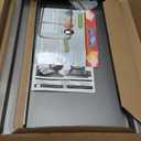 Ceramic Nonstick Reversible Griddle for Coleman Cascade & Triton, 8.5" x 8.5" Square Flat & Ribbed Camping Griddle (1 Pack) | Built-In Storage Fit, No-Wobble Stable Design, For 2-Burner Camp Stoves