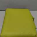 Majestic Giftware PVC Faux Leather Rectangle Tablecloths | (TCE26-54180) Mustard Waterproof & Spill Proof Dining Table Cover | Decorative Washable Tablecloth for Home, Kitchen, Party (54X180)